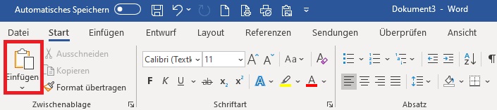 Einfach und schnell Tabellen und Diagramme aus Excel in Word einfügen