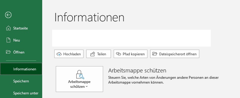 Ein Bild, das Screenshot enthält.
Excel Informationen