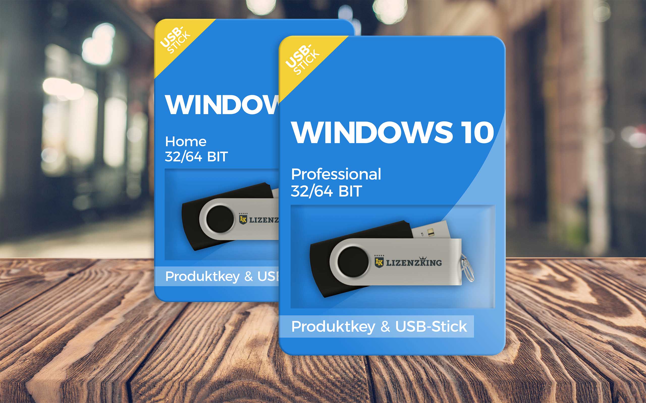 La clé USB Windows 10 : Maintenant disponible dans la boutique Lizenzking